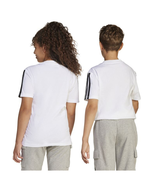 T-shirt adidas Enfant 3 bandes blanc/noir
