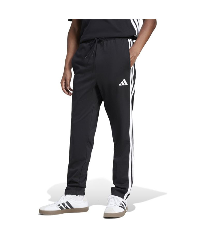Calça adidas Homem 3 riscas preto/branco