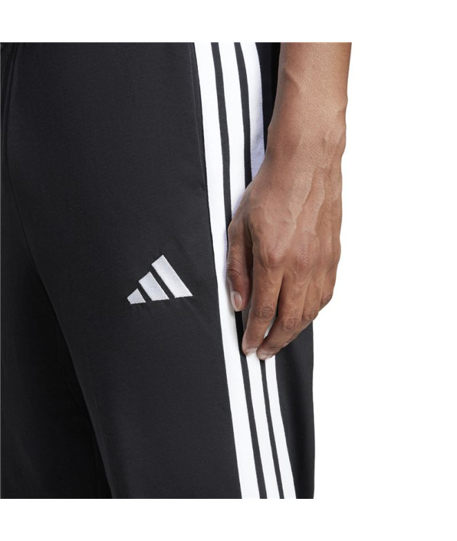 Calça adidas Homem 3 riscas preto/branco