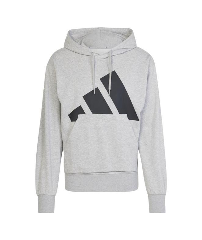 Moletom adidas French Terry Homem Grande logótipo Hd cinzento/preto