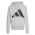 Moletom adidas French Terry Homem Grande logótipo Hd cinzento/preto