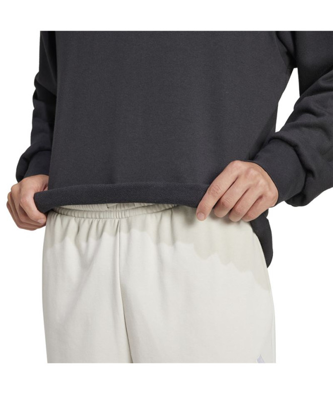 Moletom adidas French Terry Homem Preto/branco