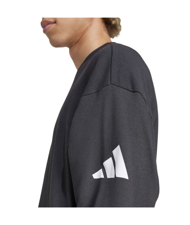 Moletom adidas French Terry Homem Preto/branco