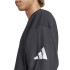 Sudadera adidas French Terry Hombre Negro/Blanco
