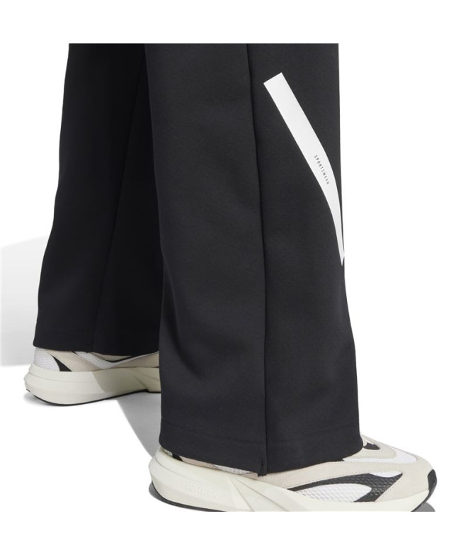 Pantalons adidas Femme Z.N.E. Bar Noir/Blanc