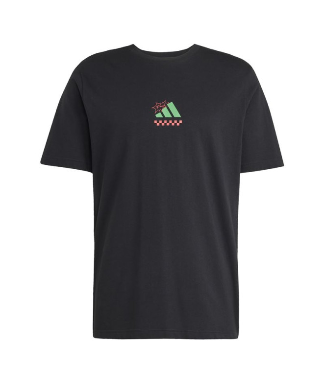 Camiseta adidas Homem Pizza preta