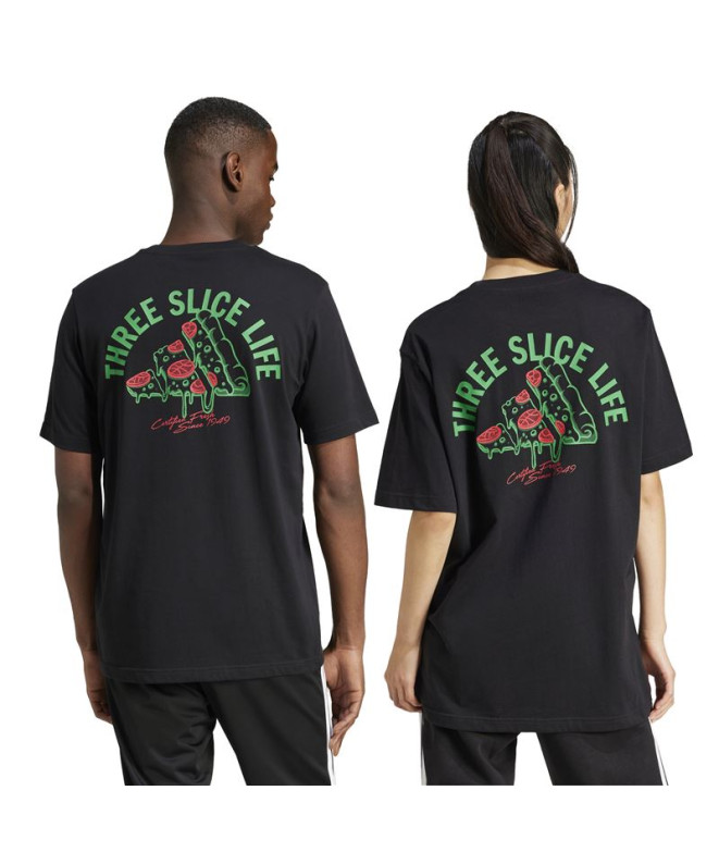 Camiseta adidas Homem Pizza preta