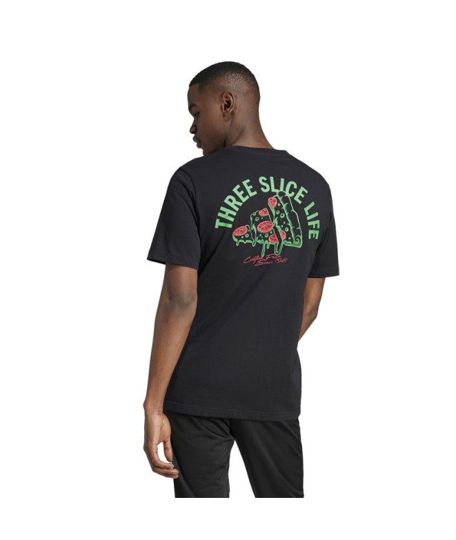 T-shirt adidas Homme Pizza noire