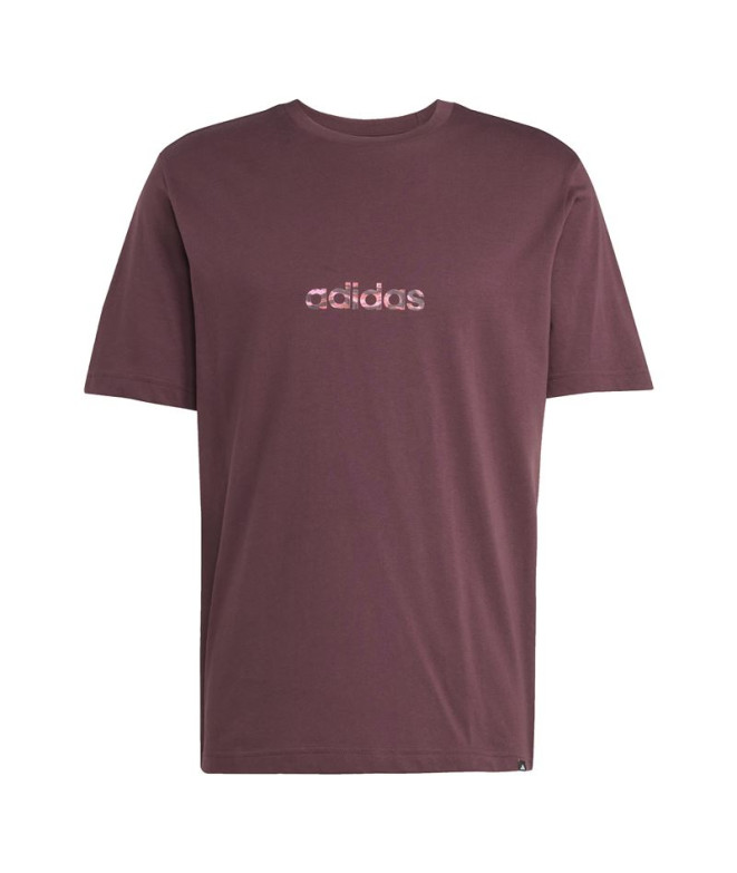 Camiseta adidas Camo Linear Hombre Rubaur