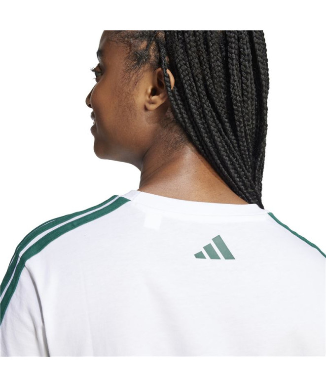Camiseta adidas Mulher Softs Branco
