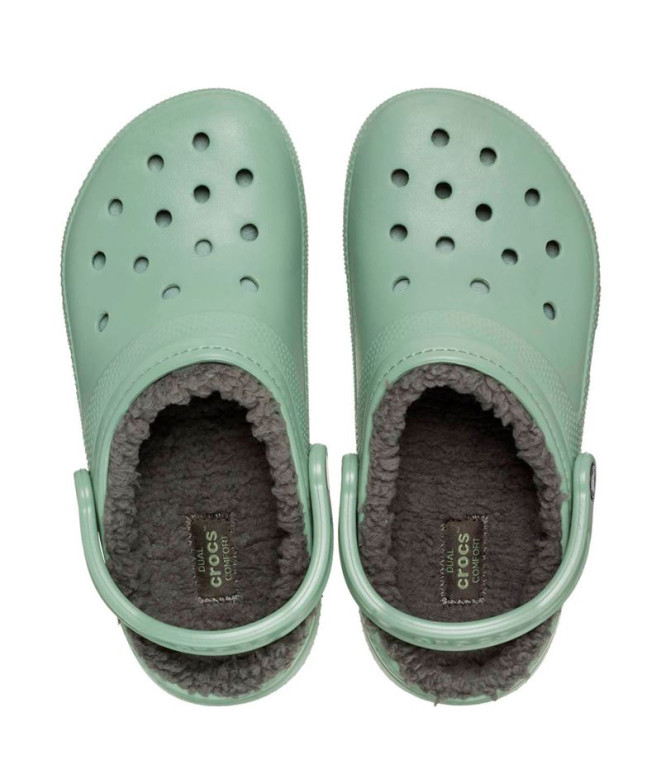 Zuecos Crocs Classic Lined Clog Moss