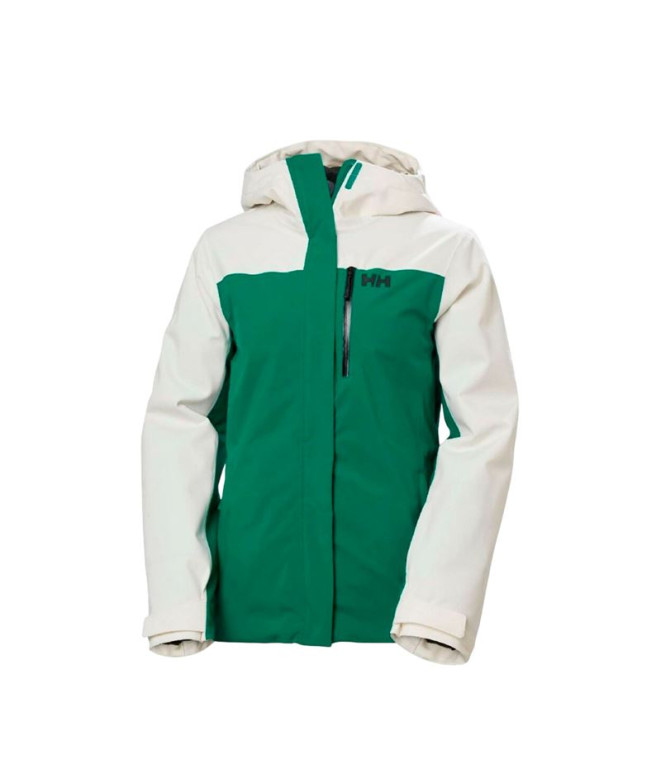 Chaqueta de Esquí Helly Hansen Snowplay Mujer Emerald