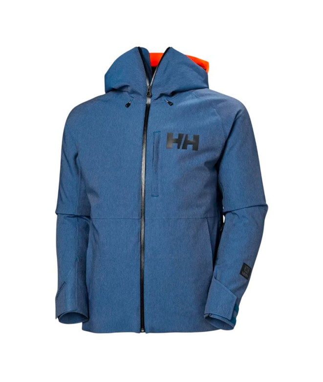 Chaqueta de Esquí Helly Hansen Powderface Jacket Hombre Deep Fjord