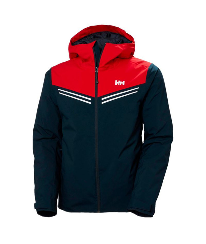 Casaco Esqui Homem por Helly Hansen Alpine Insulatedc Azul Vermelho