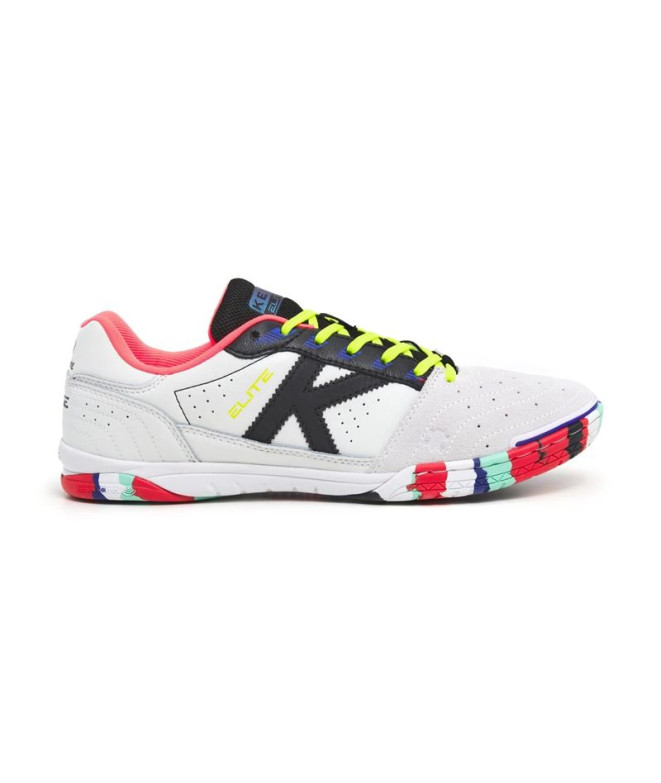 Zapatillas De Fútbol Sala Kelme Elite Hombre Blanco Y Negro