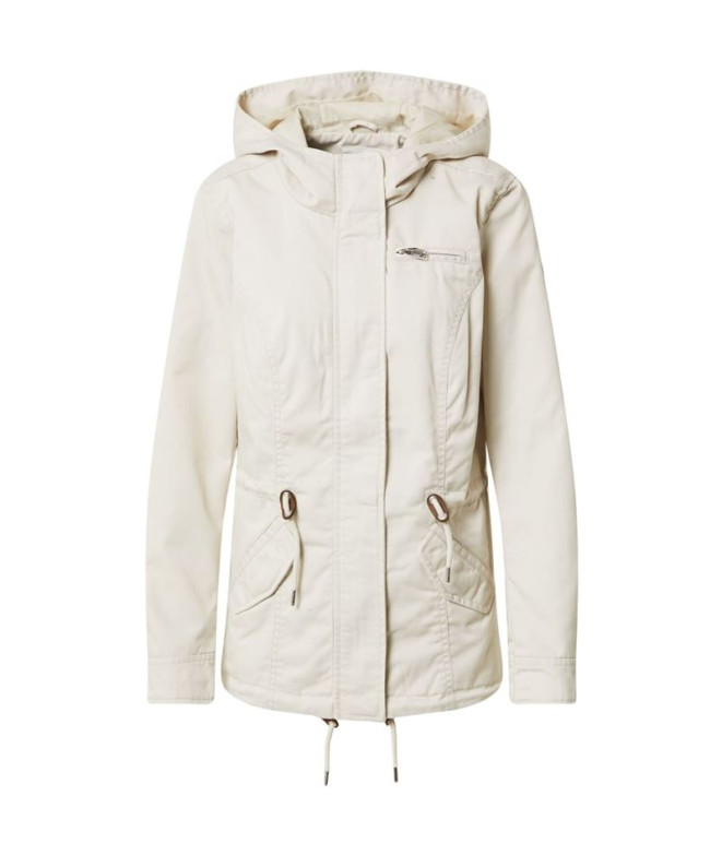 Casaco Mulher Parka de lona Only Onllorca Moonbeam