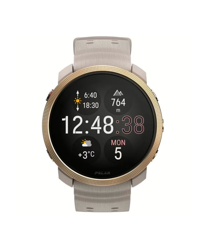 Relógio Polar Vantage M3 Greige/Gold (verde/dourado)