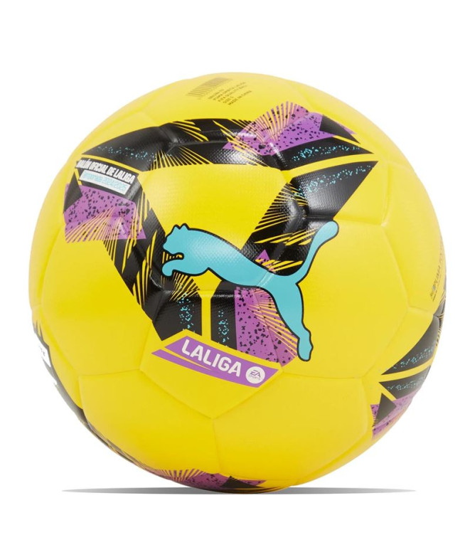 Balle Football de Puma Orbita Laliga 1 (Qualité Fifa) jaune/lilas