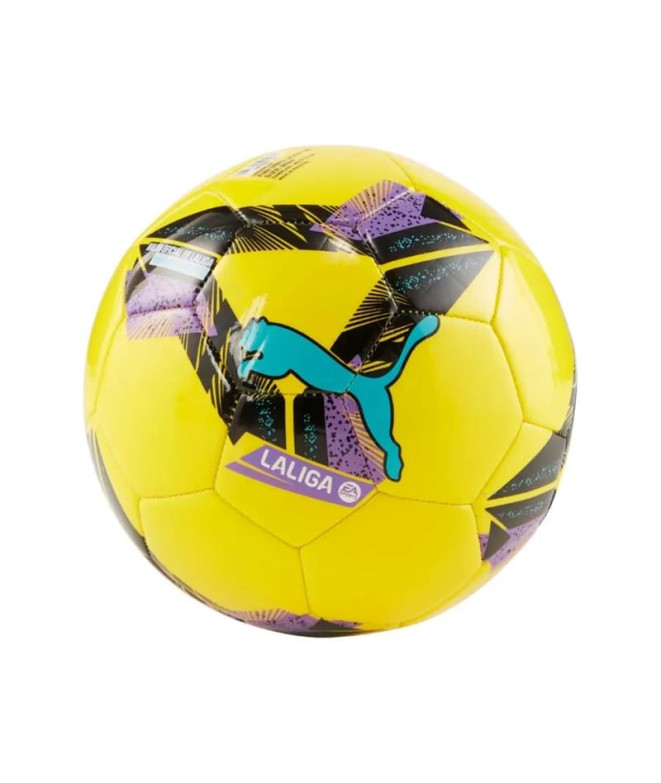 Balle Football Enfant de Puma Orbita Laliga 1 Ms Mini jaune/lilas