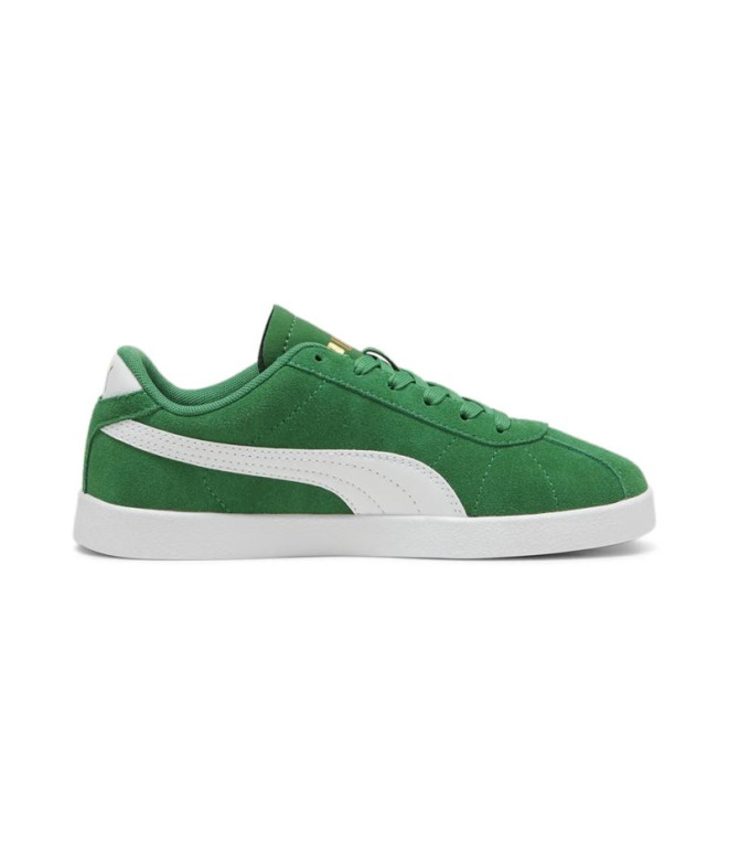 Chaussures Enfant Puma Club II Vert/Blanc