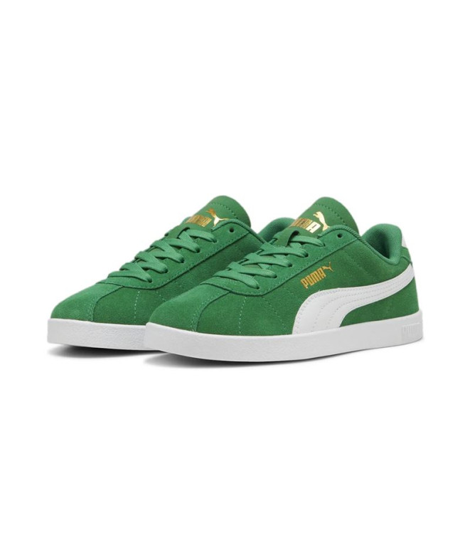 Sapatilhas Infantil Puma Club II Verde/Branco