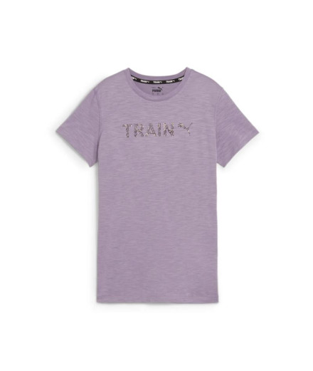 Camiseta Mulher de Fitnes Puma Women'S Graphic Train Purple