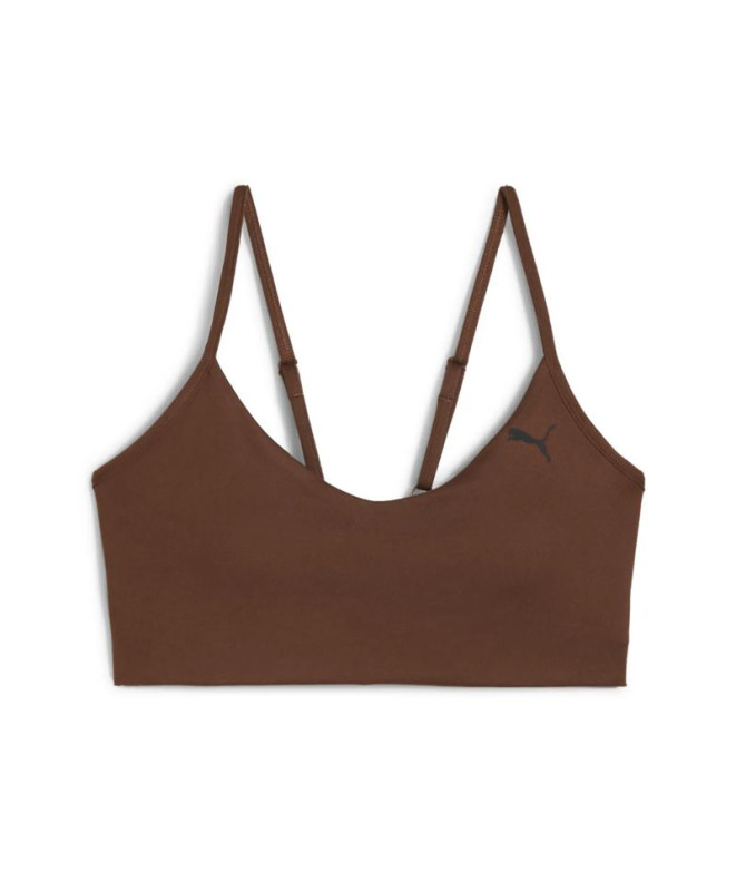 Sujetador Deportivo de Yoga Puma Move Yogini Bra Mujer Marrón EsprEssentialsso