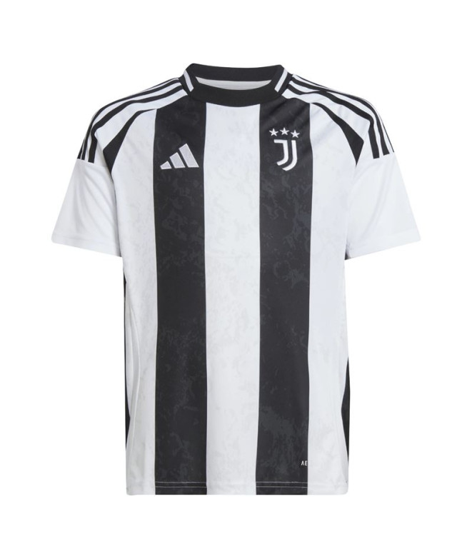 T-shirt Football adidas Enfant de Juventus 24/25 Home Jersey Blanc/Noir