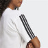 Camiseta adidas Mulher 3 Bandas Bf Branco/Preto