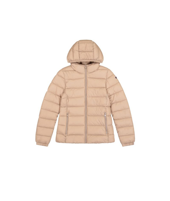 Veste Champion Femme Capuche Polyfilled Wtp Beige