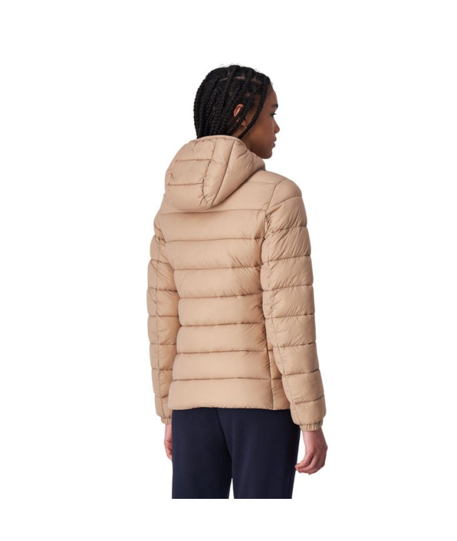 Veste Champion Femme Capuche Polyfilled Wtp Beige