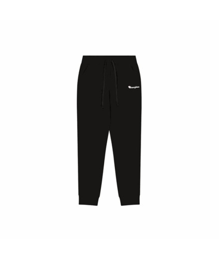 Pantalón Champion Rib Cuff Mujer Negro