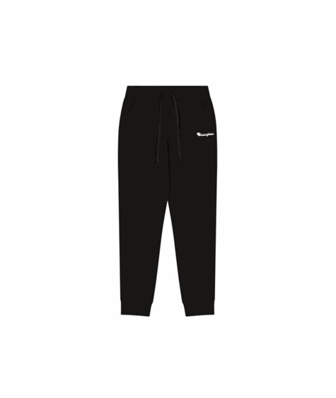 Pantalon Champion Femme Poignet côtelé noir