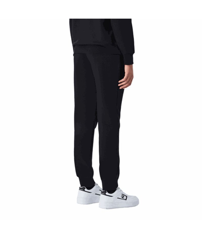 Pantalon Champion Femme Poignet côtelé noir