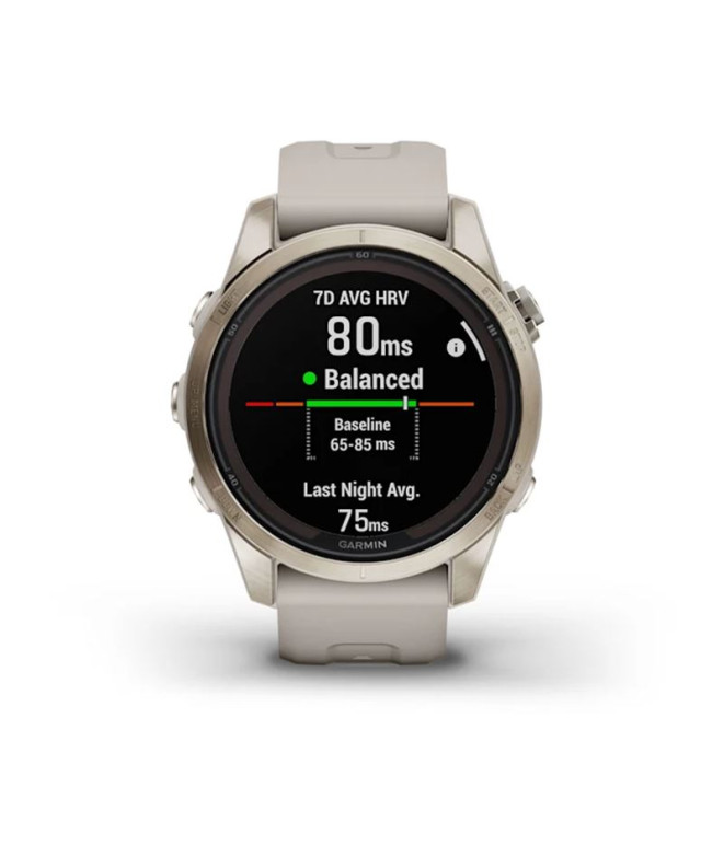 Reloj Garmin Fenix 7S Sapphire Solar Dorado...