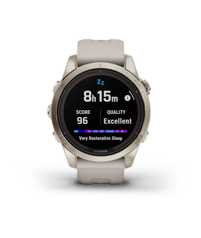 Montre Garmin Fenix 7S Sapphire Solar Dorado...