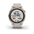 Relógio Garmin Fenix 7S Sapphire Solar Dourado Correia Bege