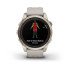 Relógio Garmin Fenix 7S Sapphire Solar Dourado Correia Bege