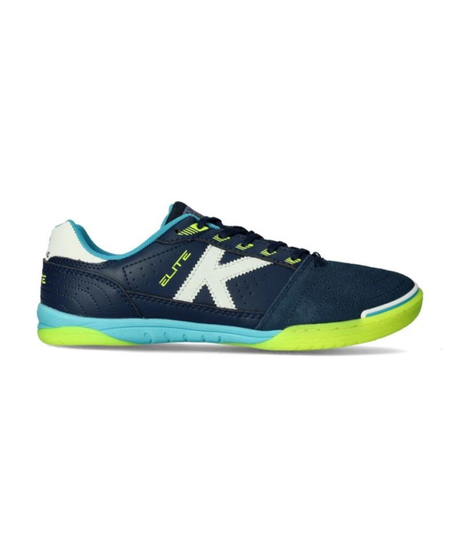 Zapatillas De Fútbol Sala Kelme Elite Hombre Marino y Lima