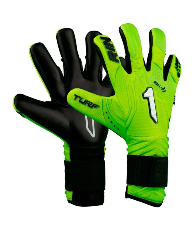 Luvas de portero Rinat Aries Nemesis Turf Basic Adulto Verde