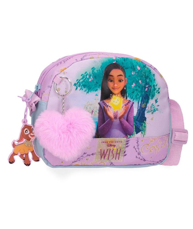 Bandolera Disney Wish Watch Us Shine Rosa