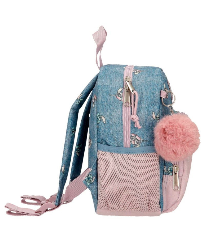 Mochila Disney 23cm Stitch You Are Magical Azul