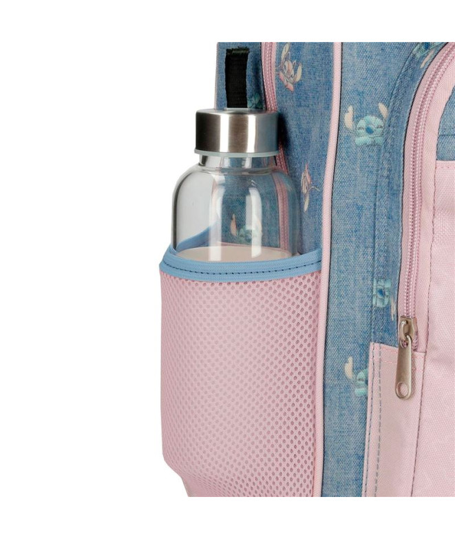 Mochila Disney 23cm Stitch You Are Magical Azul