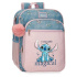 Mochila Disney Adapt 38cm Stitch Você É Mágico Azul