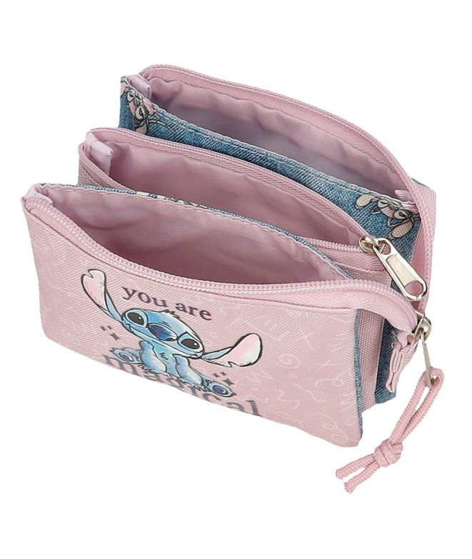 Estuche Disney 3C Stitch You Are Magical Azul