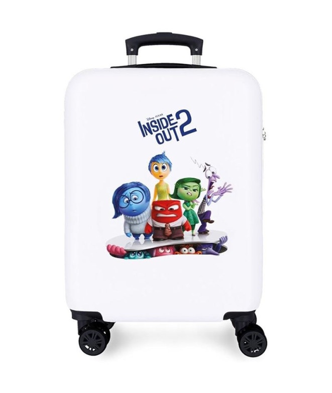 Trolley Disney Abs Mala 55Cm.4R. Inside Out 2 Branco