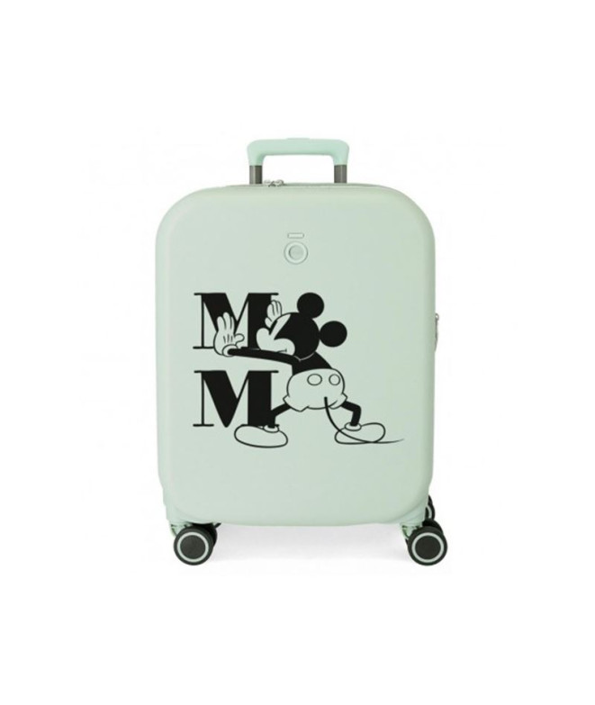 Valise Disney Abs 55Cm W/Exp 4W Disney 100 - Mickey Happiness Vert