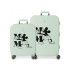 Maleta Disney Abs Luggage Set 2/ 55-70Cm 4W Disney 100-Mickey Happiness Verde