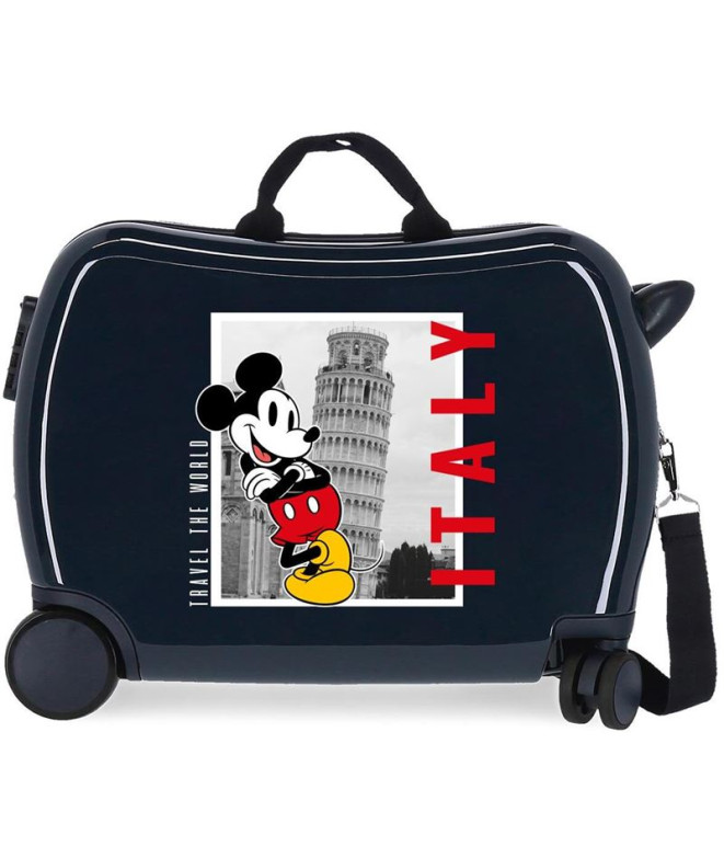 Mala Infantil Disney 4W (2 Multid ) Mickey Itália Marinho Azul