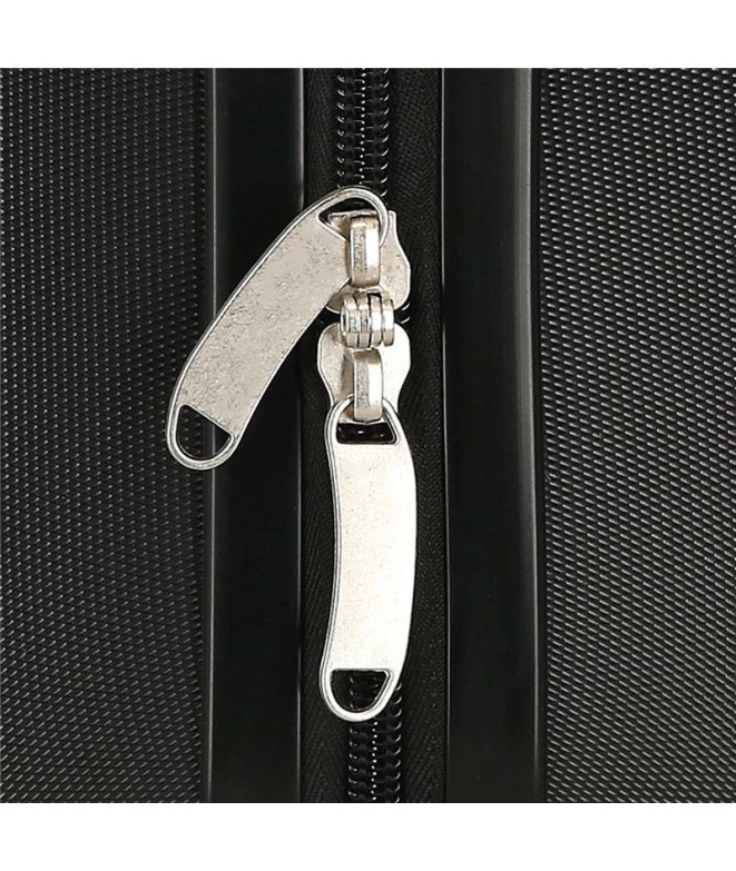 Estojo Disney Abs Disney 100 Mickey Prata Preto